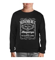 Breaking Bad - Heisenberg's Siyah Çocuk Sweatshirt