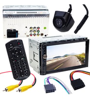 AVGO AVG-U1835 7'' USB-SD-MP5-BLUETOOTH DOKUNMATİK EKRAN DOUBLE MEKANİKSİZ GERİ VİTES KAMERALI OTO TEYP 4 X 50 WATT