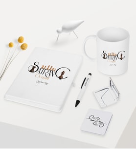 BK Gift Kişiye Özel Satranç Öğretmeni Temalı Beyaz Defter Kalem Kupa Ayna Seti