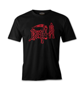 Death - Logo Siyah Erkek Tshirt