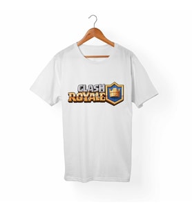 Clash Royale Çocuk Beyaz Tişört