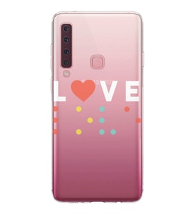 Kılıfland Samsung Galaxy A9 2018 Kılıf Silikon Resimli Kapak Love Braille Stok 505
