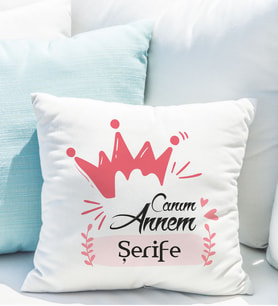 Kişiye Özel Canım Annem Yastığı