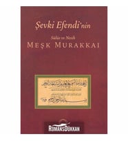 Şevki Efendi'nin Sülüs ve Nesih Meşk Murakkaı