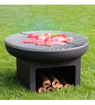 Yuvarlak Firebowl Bahçe Şöminesi &amp; Mangal