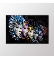 Arty Tablo Karnaval Maskeleri Tablo (Karışık)