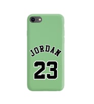 Iphone 7 Air Jordan Tasarımlı Yeşil Lansman Telefon Kılıfı