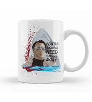 Jaws You're Gonna Need A Bigger Boat Kupa Bardak Porselen