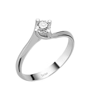 Sirius G Renk 0,33 Karat Pırlanta Tektaş Yüzük 0704R0185