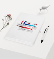 BK Gift Kişiye Özel Fransızca Öğretmeni Temalı Beyaz Defter Kalem Hediye Seti - 2
