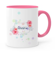 BK Gift Kişiye Özel Bugün Günlerden Annem Pembe Kupa Bardak  3