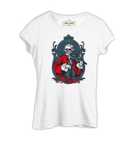 Mozart - Keman Beyaz Kadın Tshirt