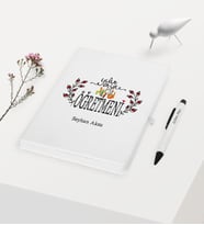 BK Gift Kişiye Özel Yılın En İyi Öğretmeni Temalı Beyaz Defter Kalem Hediye Seti - 2