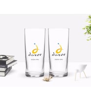 BK Gift Kişiye Özel Renkli Baskılı Düzce Tasarımlı Turistik İkili Rakı Bardağı Seti-1 (Beyaz)