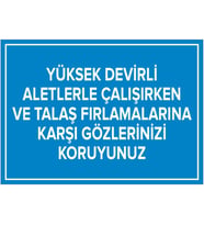 MIGNATIS - Yüksek Dvirli Aletlrle Çlışırkn ve Talş Frlamlarna Karşı G.K.Levhası  - Sac Malzeme 50x70cm