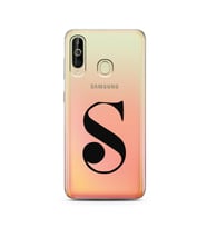 Samsung A60 Harf Tasarımlı Telefon Kılıfı S-Harfi 