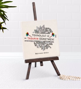 BK Gift Kişiye Özel Teknoloji Ve Tasarım Öğretmeni Şovaleli Doğal Taş (Beyaz)
