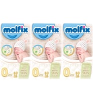 Molfix Bebek Bezi Ekonomik Beden:0 (0-3Kg) Prematüre 90 Adet