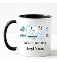 Göz Doktoru Kupa Bardağı Siyah