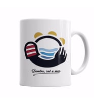 Samba Sol E Mar Kupa Bardak Porselen
