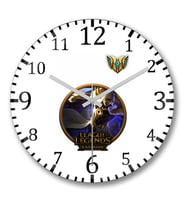 League Of Legends Kassadin LoL Duvar Saati Bombeli Gercek Cam