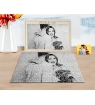 BK Gift Kişiye Özel Karakalem Tasarımlı 1000 Parça Profesyonel Puzzle