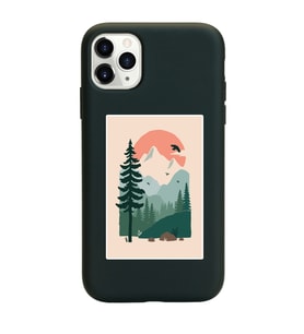 Siyah Lansman Kılıf iPhone 11 Pro