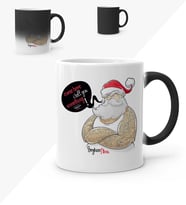 BK Gift Kişiye Özel Noel Baba Mutlu Yıllar Sihirli Kupa Bardak  5