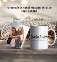 Kişiye Özel Öğretmenler Günü Hediyesi Kendin Tasarla Kupa Bardak Fotoğraf Eklenebilir