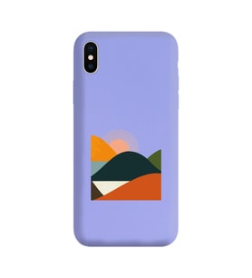 Mor Lansman Kılıf iPhone XS Max