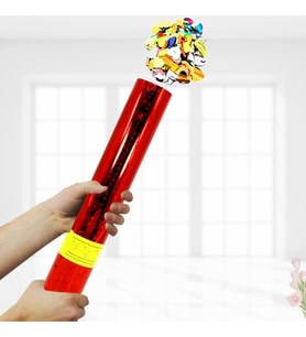 Kalpli Kırmızı Konfeti 30 cm (STD)