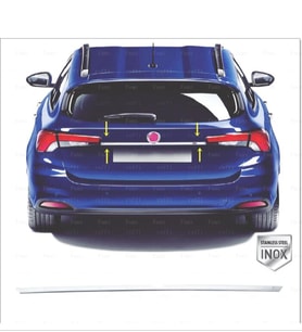 Fiat Egea HB Krom Bagaj Çıtası 2015 ve üzeri PASLANMAZ ÇELİK