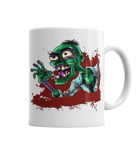 Zumbi Kupa Bardak Porselen