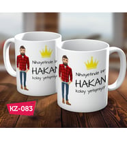 Kişiye Özel İsimli Nihayetinde Kolay Yetişmiyor Hediye Kupa Bardak