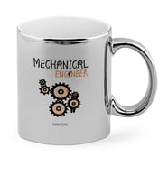 BK Gift Kişiye Özel Mesleki Makina Mühendisi Krom Kupa Bardak  2