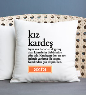 Kız Kardeş Kelime Anlamı Yastık