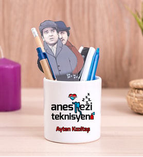 Anestezi Teknisyeni Seramik Kalemlik