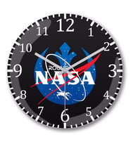 Rogue Nasa Duvar Saati Bombeli Gercek Cam