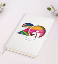 BK Gift Kişiye Özel 2024 Mutlu Yıllar Beyaz Defter-11 (Beyaz)