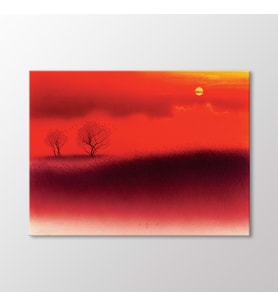 Arty Tablo Sonbahar Akşamı Tablo (Karışık)