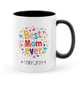 BK Gift Kişiye Özel En İyi Anne Siyah Kupa Bardak  7