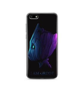 Baby Groot Tasarım Süper Şeffaf Silikon Telefon Kılıfı Huawei Y5 2018