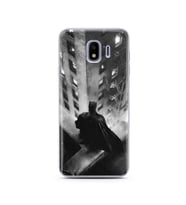 Batman Tasarım Süper Şeffaf Silikon Telefon Kılıfı Samsung J4