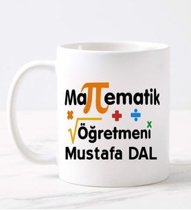 Matematik Öğretmeni  Kupa1 (Beyaz)