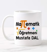 Matematik Öğretmeni  Kupa1 (Beyaz)