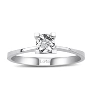 Lova 0,40 Karat Efektli Pırlanta Tektaş Yüzük - 1040101
