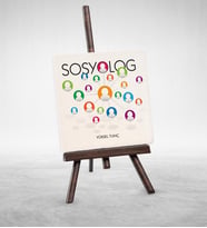 BK Gift Kişiye Özel Mesleki Sosyolog Şovaleli Doğal Taş