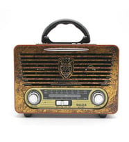Nostaljik Radyo Meier M-115BT Bluetoothlu Kumandalı USB/SD/MP3 Şarjlı Radyo