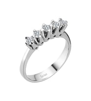 Sirius G Renk 0,47 Karat Pırlanta 5 Taş Yüzük 0704R0205