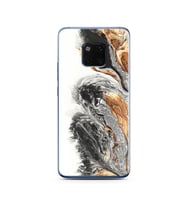 Mermer Tasarımlı Süper Şeffaf Silikon Telefon Kılıfı Huawei Mate 20 Pro